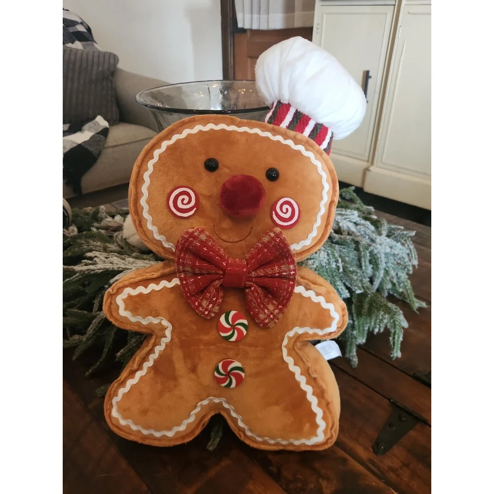 NWT, Gingerbread Baker Decorative Pillow or Plush